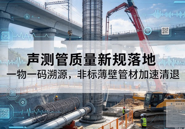 宜阳声测管质量新规落地，一物一码溯源，非标薄壁管材加速清退
